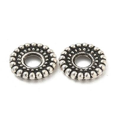 Tibetan Style Alloy Spacer Beads