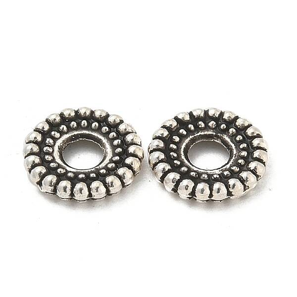 Tibetan Style Alloy Spacer Beads