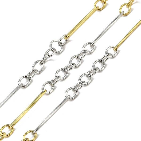 Ion Plating(IP) 304 Stainless Steel Two-Tone Link Chains