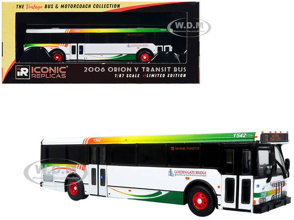 2006 Orion V Transit Bus Golden Gate Bridge Highway & Transportation Distric \