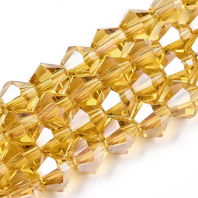 Electroplate Glass Beads Strands