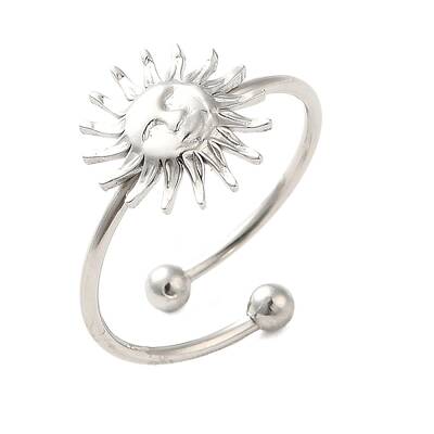 Non-Tarnish 304 Stainless Steel Open Cuff Ring