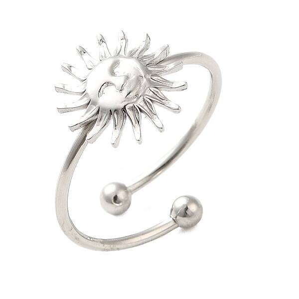 Non-Tarnish 304 Stainless Steel Open Cuff Ring
