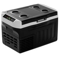 EUHOMY【2025】 12 Volt Refrigerator, 12V Car Fridge 22QT(21L) Portable Freezer(-4℉~68℉), Compressor Electric Cooler wit...