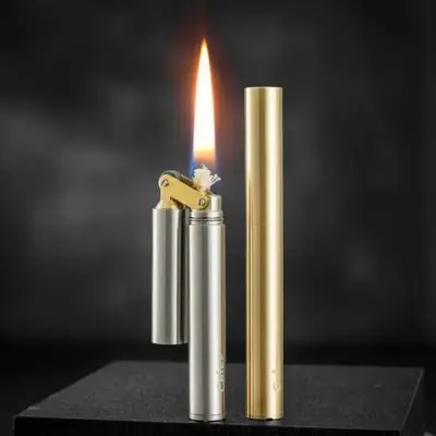 Vintage Kerosene Lighter Novelty Special Cool Gadgets Aesthetic Unusual Lighters Nunchaku Design Adult Decompression Toys Por...
