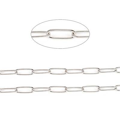 Tarnish Resistant 304 Stainless Steel Paperclip Chains