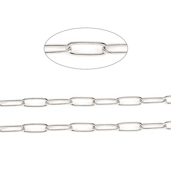 Tarnish Resistant 304 Stainless Steel Paperclip Chains