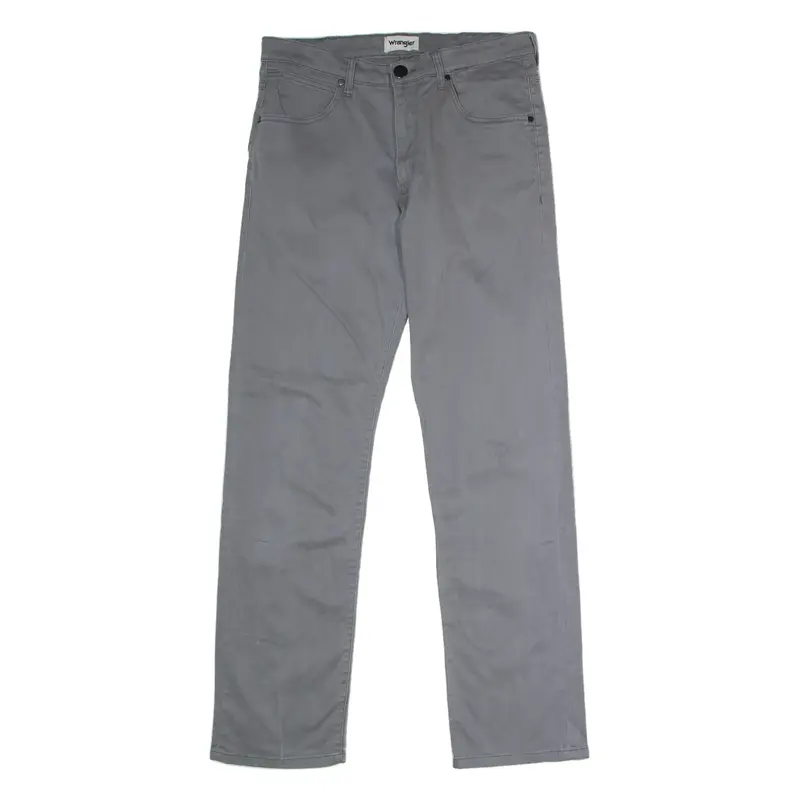 WRANGLER Arizona Mens Trousers Grey Regular Straight W33 L32