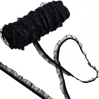 Nylon Chiffon Elastic Lace Trim