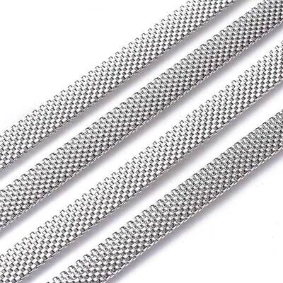 Tarnish Resistant 304 Stainless Steel Mesh Chains/Network Chains