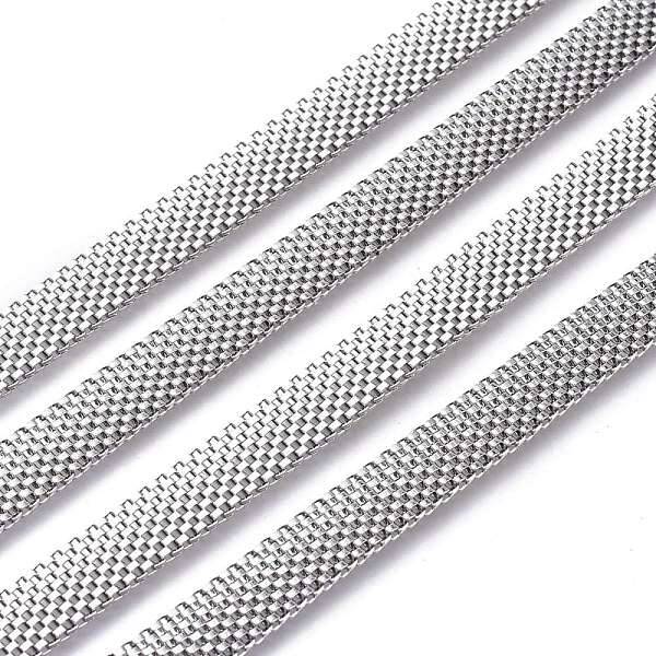 Tarnish Resistant 304 Stainless Steel Mesh Chains/Network Chains