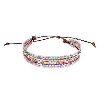 Cotton Flat Cord Bracelet with Wax Ropes
