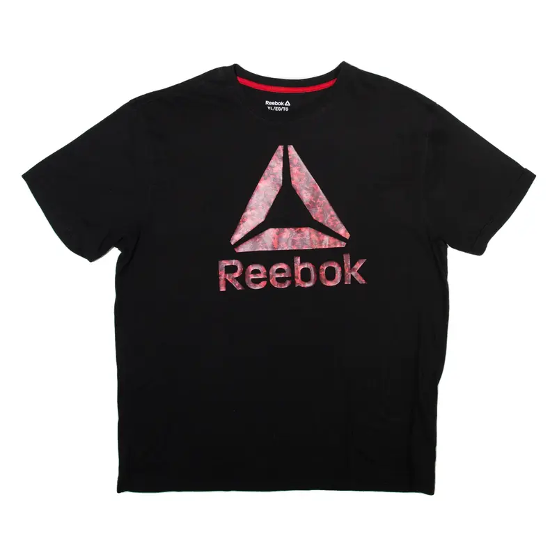 REEBOK Mens T-Shirt Black XL