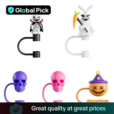 Silicone Straw Caps, Suitable for 9-10mm Straws, Essential Beverage Accessories for Daily Travel and Parties, Dust Caps, Gift...