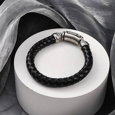 Leather Braided Cord Bracelets