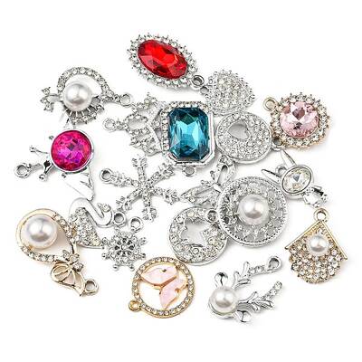Alloy Rhinestone Pendants