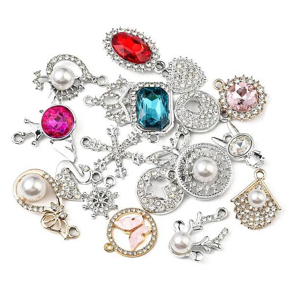 Alloy Rhinestone Pendants
