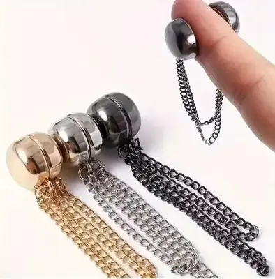 6pcs T-shirt Shortening Clothes with Adjustable Buckle, Hem Too Long Fixed Button, Magnetic Mother Buckle, Waist Button Safet...