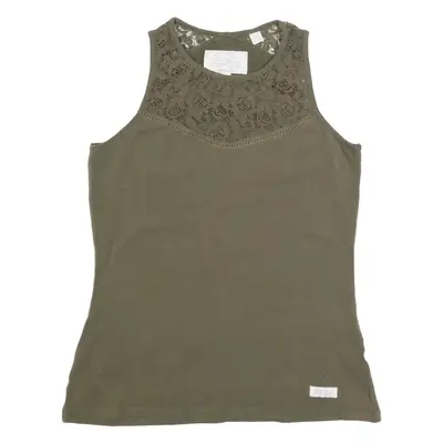SUPERDRY Womens Vest Green Sleeveless S