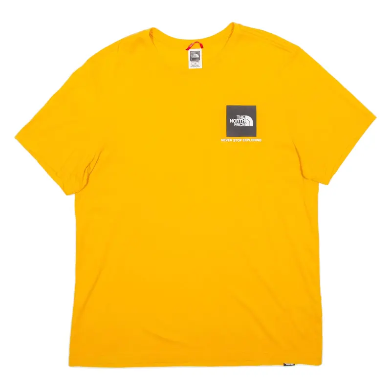 THE NORTH FACE Mens T-Shirt Orange L