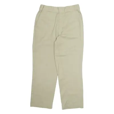 DICKIES Workwear Womens Trousers Beige Regular Straight W28 L26