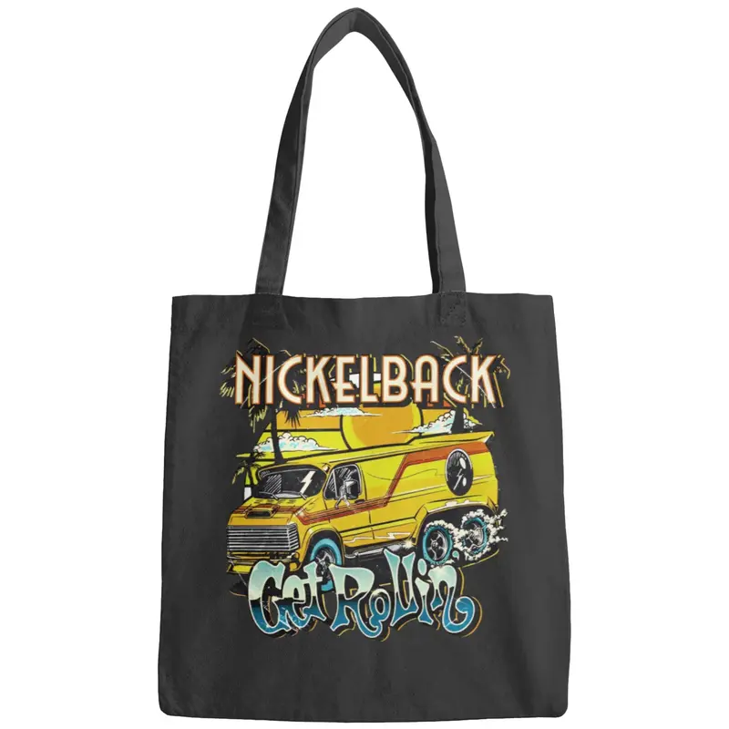 Nickelback Band Music Bags, Nickleback Get Rollin Album 2023 Tour Bags