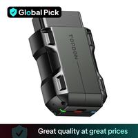 TOPDON TopScan OBD2 Scanner, Wireless Bluetooth-compatible 8+ Reset Services BI-Directional System Diagnostic Tool for iOS & ...