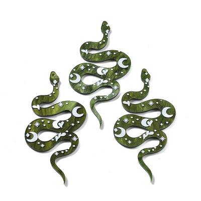 Western Style Acrylic Big Pendants