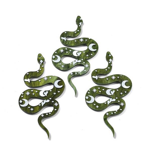 Western Style Acrylic Big Pendants