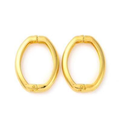 Brass Twister Clasps
