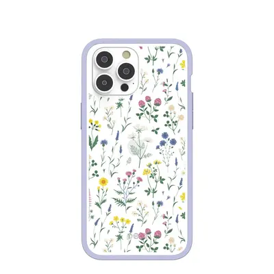 Clear Shadow Blooms iPhone 14 Pro Max Case With Lavender Ridge