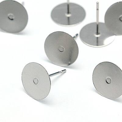 Tarnish Resistant 304 Stainless Steel Stud Earring Findings