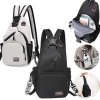 Waterproof Nylon Sling Bag for Men & Women - Versatile Crossbody Backpack for Hiking, Travel & Everyday Use - Durable Chest D...