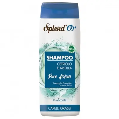 Splend Or Shampoo Cucumber And Clay Purifying Oily Hair 300 Ml