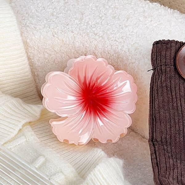 Two Tone Plastic Claw Hair Clips