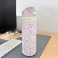 2025 Owala Cherry Blossom Sport FreeSip Water Bottle, Bottled, Drinkware, Stainless Steel Sustainable Reusable