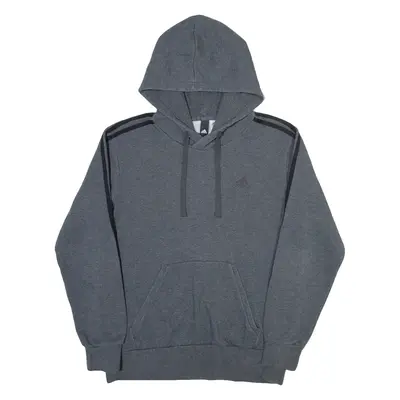 ADIDAS Mens Grey Hoodie M