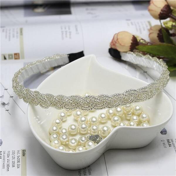 Plastic Pearl Beaded Hair Bands