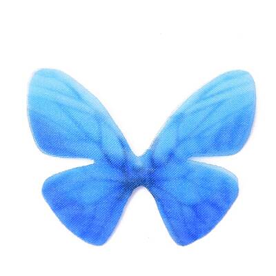 Gradient Color Cloth Butterfly Ornaments