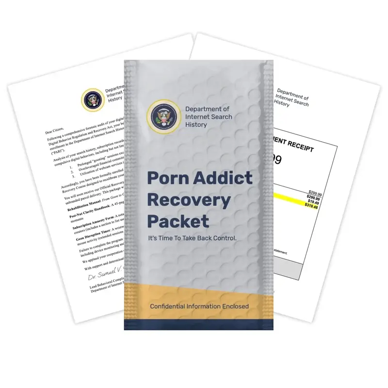 P Addict Recovery ANONYMOUS Prank Mail Envelope