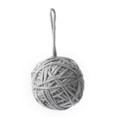 Yarn Knitted Christmas Ball Ornaments