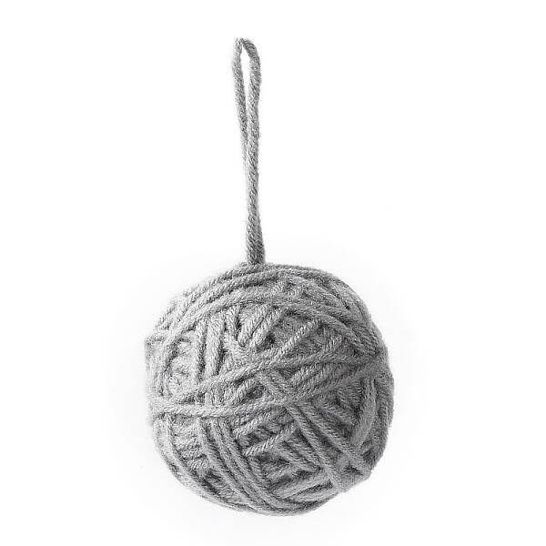 Yarn Knitted Christmas Ball Ornaments