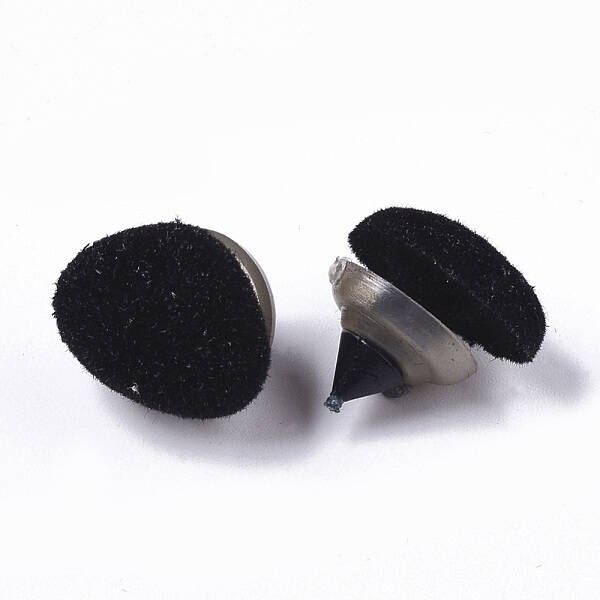Flocky Plastic Cabochons for DIY Scrapbooking Crafts