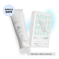 Whitening Kit by Something Nice – Zero 10% nHAp Remineralizing Toothpaste + Lumismart Strips with Smart Adjust Technology ...
