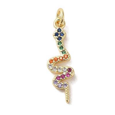 Brass Micro Pave Cubic Zirconia Pendant
