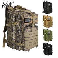 Wolt Tactical Backpack Men - Military 3 Day Assault Pack Large Waterproof MOLLE Bag for Hiking Camping Survival Gear with Lap...