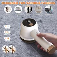 Rechargeable Fabric Shaver with 2 Replaceable Stainless Steel 6-Leaf Blades(1 Free Extra Included) | Lint Remover with 3-Spee...
