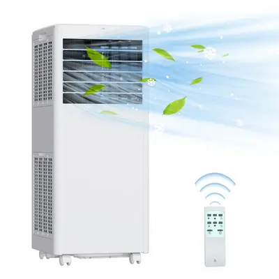 Garvee Portable Air Conditioner, 8,000 BTU Air Conditioner Cools up to 350 Sq.ft, Portable AC Built-in Cool with Dehumidifier...
