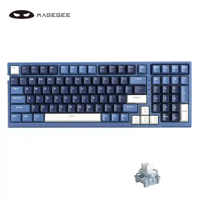 MageGee SKY98 Mechanical Gaming Keyboard, 96% Gasket Hot Swappable Wired Custom Creamy Keyboard Mechanical with 5-Layer Sound...