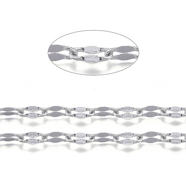 Tarnish Resistant 3.28 Feet 304 Stainless Steel Dapped Chains